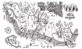 跟着手绘地图到东京23区散步，看懂东京的过去与现在