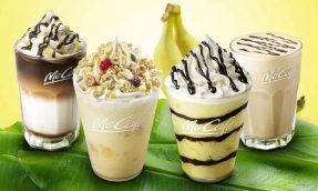 【期间限定】日本麦当劳推出新品香蕉优格冰沙，3款超人气香蕉巧克力饮品同步登场