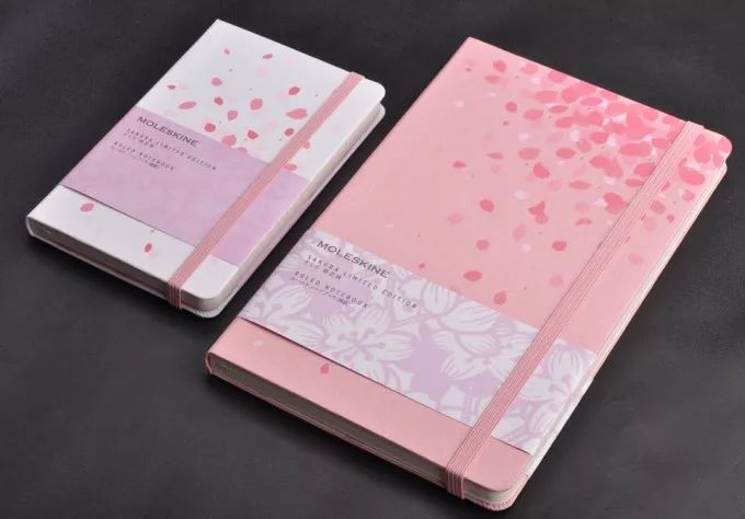 【樱花限定商品】经典笔记本品牌 MOLESKINE 在日本推出限定款樱花笔记本