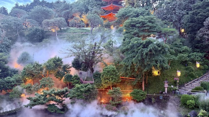 【东京景点】  夜间云海灯光秀必看！东京椿山庄大酒店「东京云海～八云～」 夏季限定登场