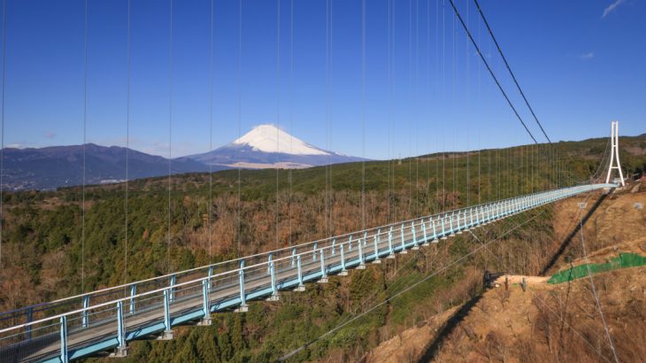 【静冈景点推荐】张维中带路／三岛天空步道：漫步云端看富士山与骏河湾的绝景吊桥
