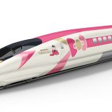 【JR西日本限定】山阳新干线推出粉色系HELLO KITTY新干线，超萌凯蒂猫车掌等你来搭乘